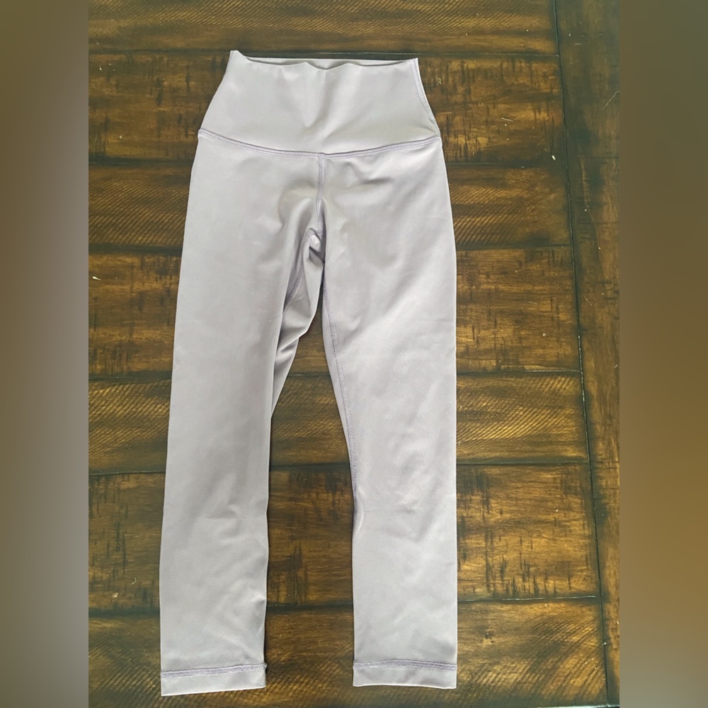 90 Degree By Reflex: Purple Capri Length Leggings